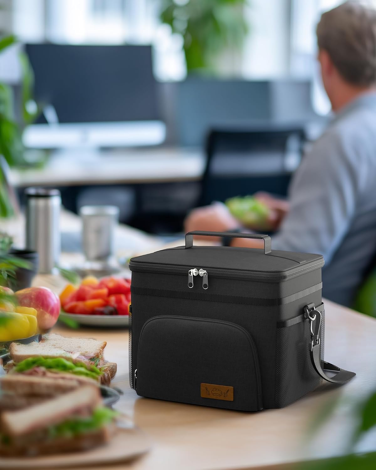 HOTOR Insulated Lunch Box Men Women Leak-Proof Cooler Lunch Bag 9L - Image 9