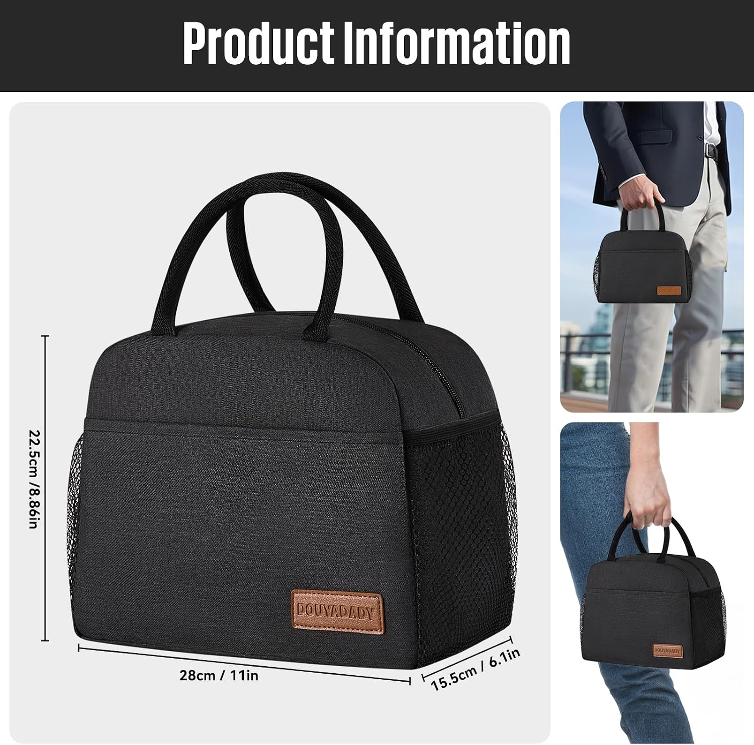douyadady Lunch Bag&Box Women/Men Insulated&Reusable - Image 2