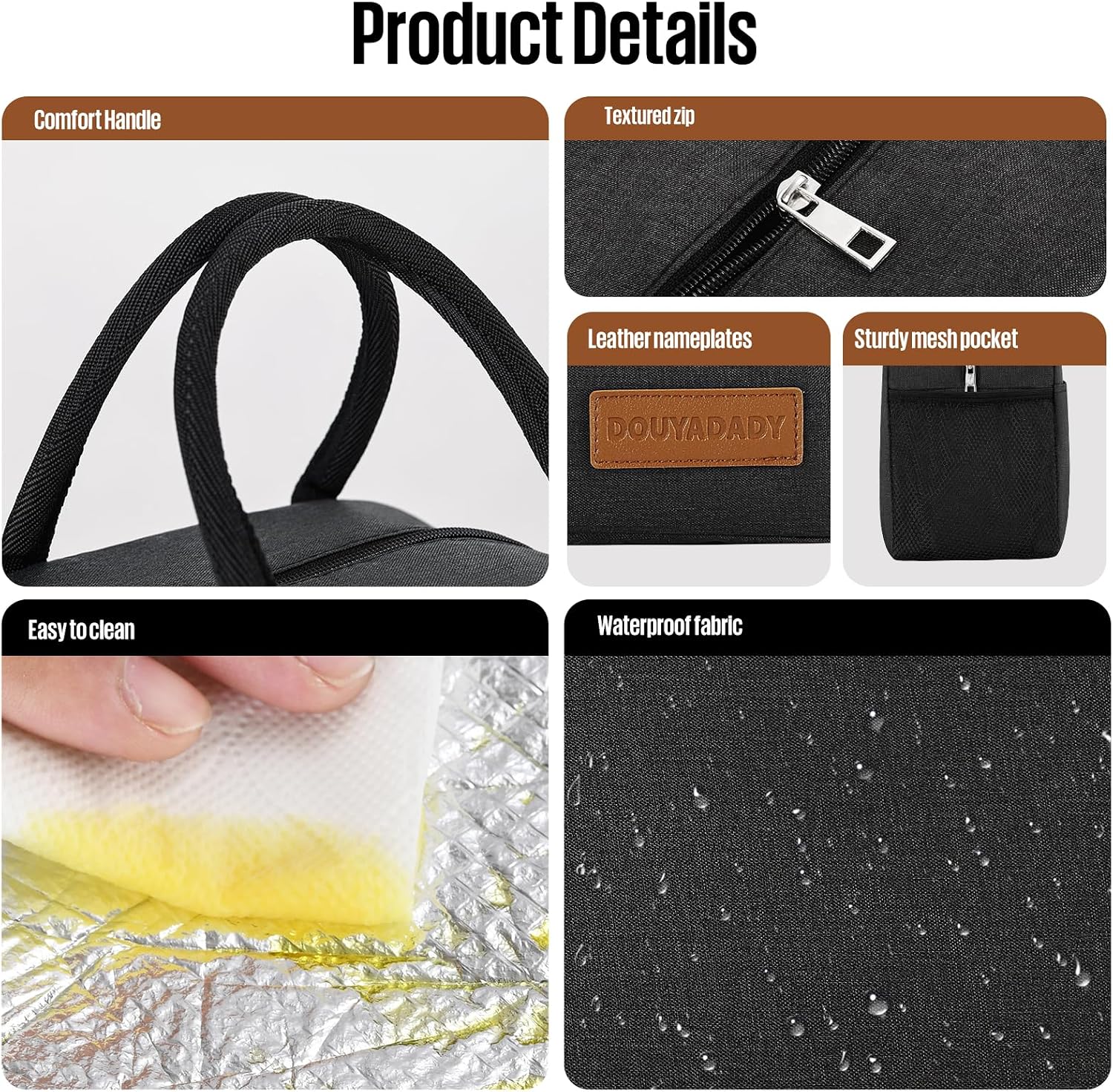 douyadady Lunch Bag&Box Women/Men Insulated&Reusable - Image 5
